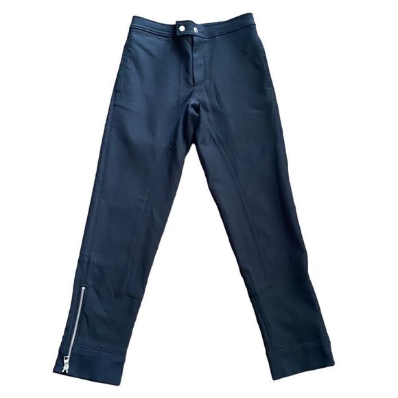 Alexander McQUEEN Trouser Jogger Pants Small Wool Blend Zipper Detail - Picture 1 of 8